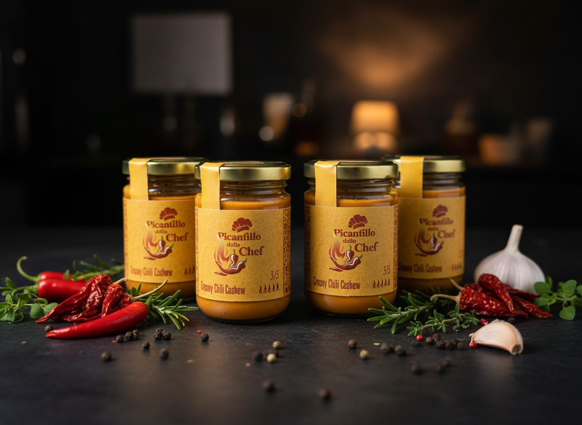 Creamy Chili Cashew Family Box da 4 vasetti – Picantillo dello Chef